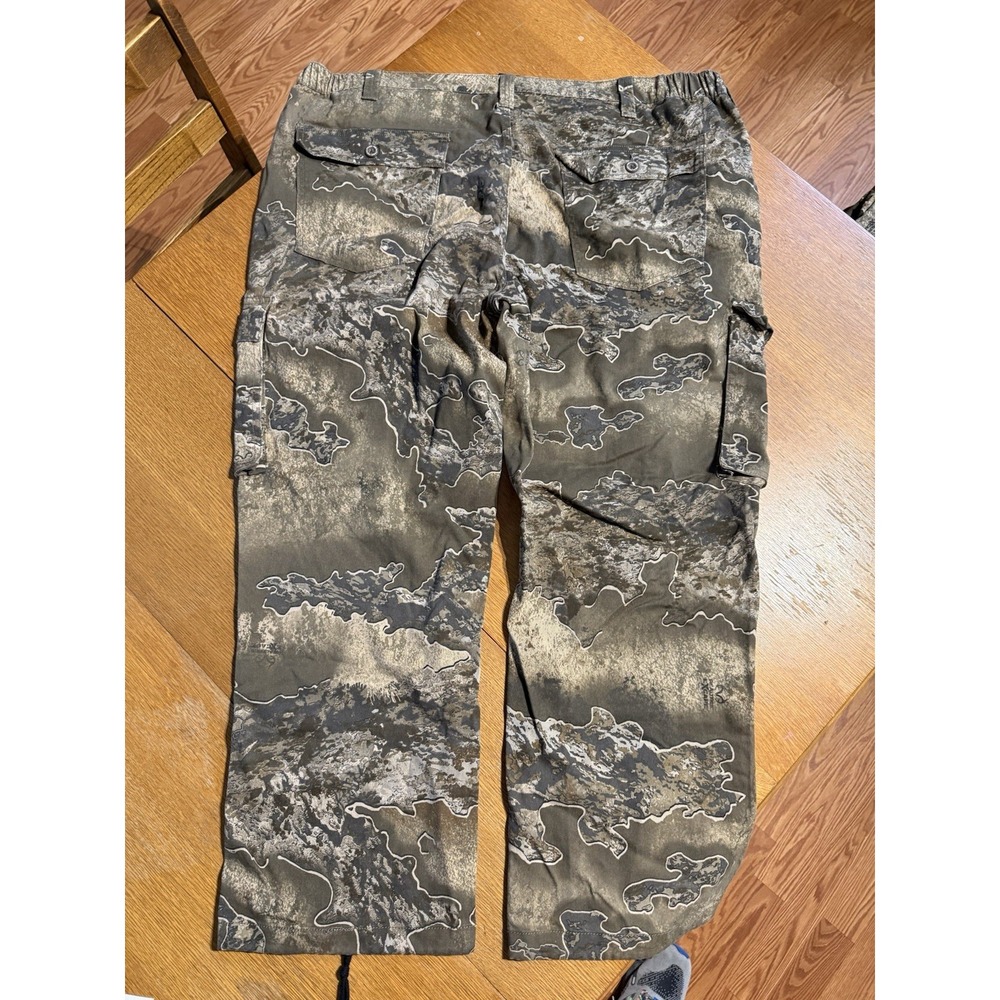 Realtree Escape Camp Cargo Pants Mens 2XL (44x32) Cargo Pockets Hunting Stretch - Picture 12 of 14